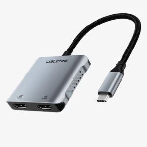 4 IN 1 8K USB C To Dual HDMI Adapter Dual 4K