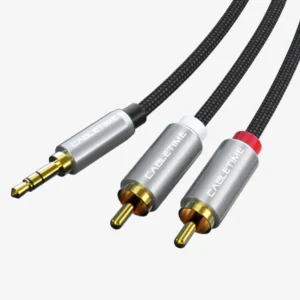 3.5 MM Audio Jack To 2 RCA Audio Cable