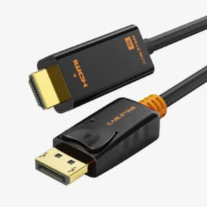 DisplayPort 1.2 Male To HDMI Male 4K 60Hz Cable