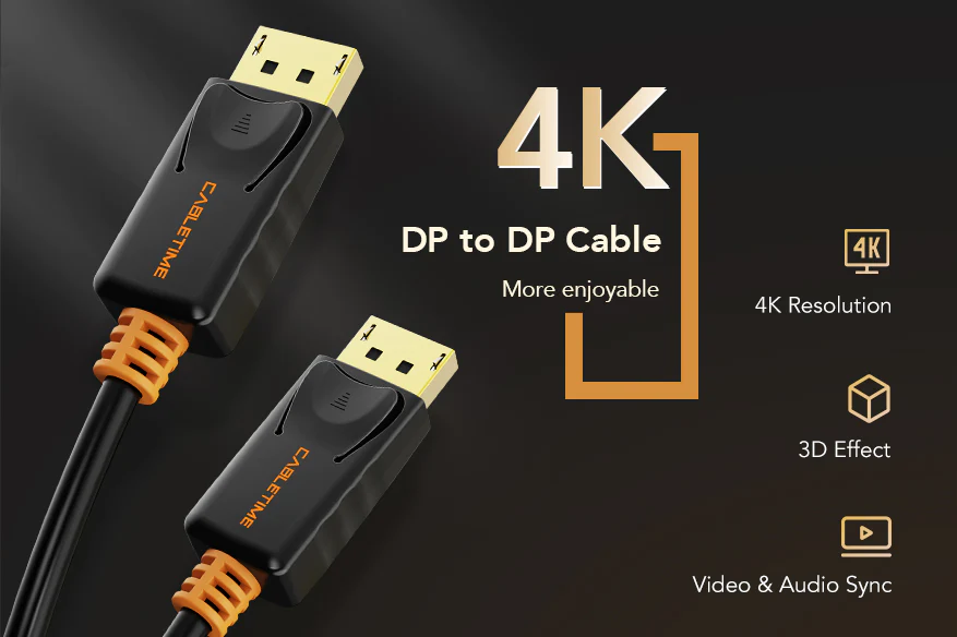 4K DP to DP Cable