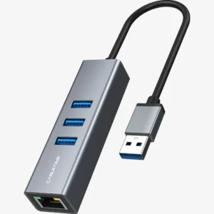 USB 3.0 3 Port Hub With Gigabit Ethernet Adapter