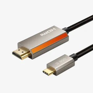 Zinc Alloy USB C Male To HDMI Male 8K Cable Cord 4K 120Hz For MacBook Pro